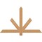 Ekena Millwork Kennewick Timber Gable Bracket, Western Red Cedar, 48"W x 30"H x 1 1/2"D x 3 1/2"F, 15/12 Pitch GBW048X30X0204KEN00SWR - alternate 1